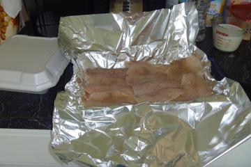 Peixe no papelote