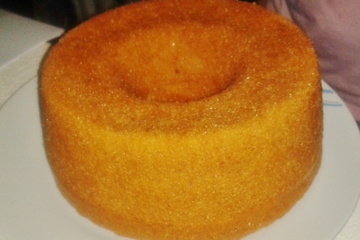 Bolo de leite condensado light