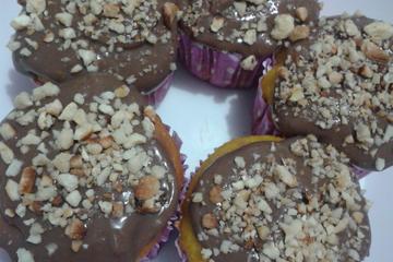 Cupcake de cenoura com Brigadeiro