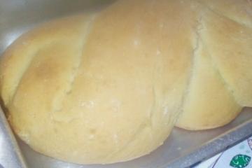 Pão caseiro com fermento biológico