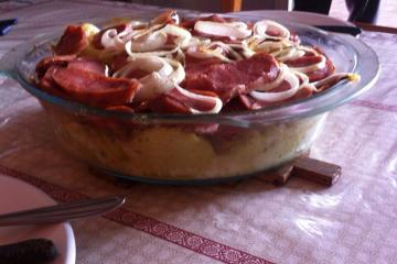 Batata gratinada