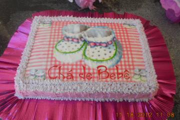 Bolo de festa confeitado fácil
