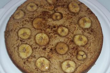 Bolo de banana da terra