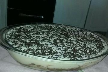 Pavê de biscoito de maizena