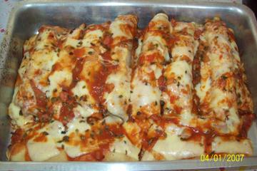 Panqueca de calabresa da Grasy