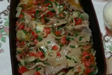 Lagarto escabeche (posta branca)
