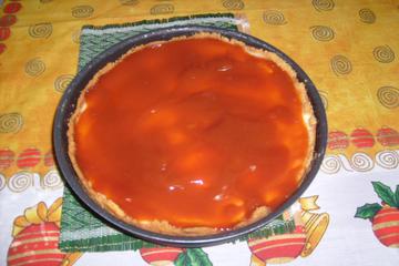 Torta cheesecake com ricota e goiabada