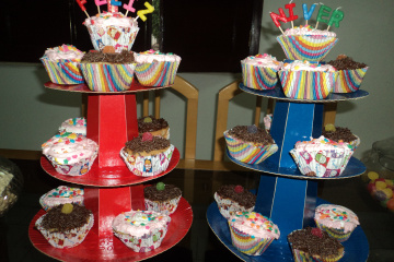 Cupcake de baunilha