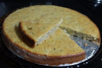 Bolo de banana para preguiçoso