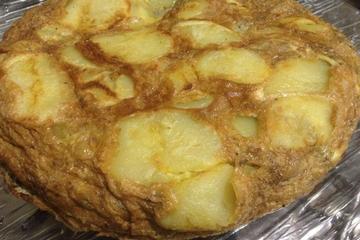 Tortilha de batata e cebola