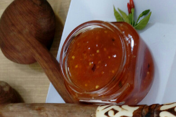 Geleia de abacaxi com pimenta