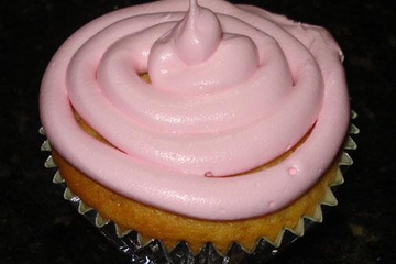 Cupcake de baunilha