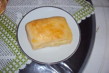 Joelho de queijo e presunto