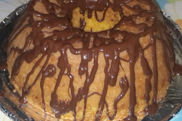 Bolo de milho com fubá