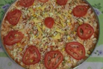 Massa para pizza de liquidificador