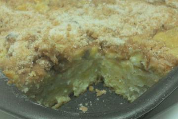 Bolo de banana com farofa