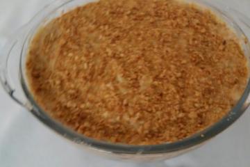 Torta de bolacha com amendoim