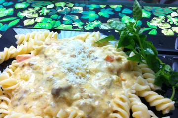 Macarrão com sardinha