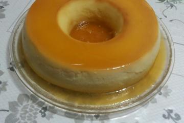 Pudim de leite condensado com creme de leite