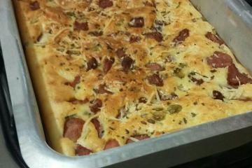 Torta de linguiça toscana