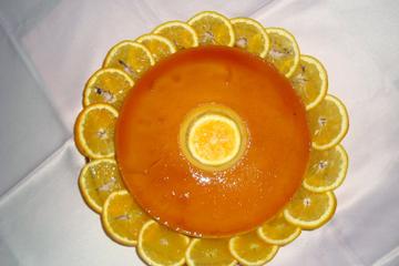Bolo pudim de laranja