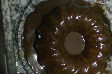 Bolo de cenoura com cobertura de Nutella