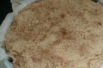 Bolo de aveia com maçã e banana