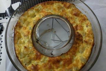 Souflé de chuchu em pedaços