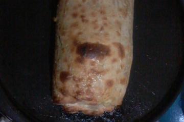 Rocambole  de massa de pastel