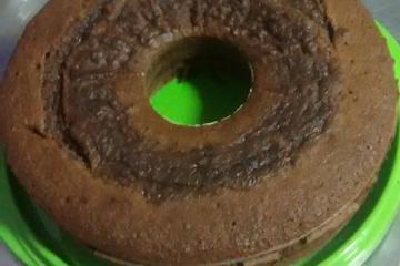 Bolo de chocolate de liqüidificador