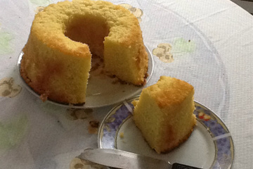 Bolo de maracujá de liquidificador da márcia