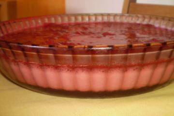 Sobremesa refrescante de morangos da Lú