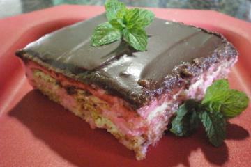 Pavê de cereja com ganache