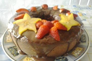 Bolo econômico de chocolate