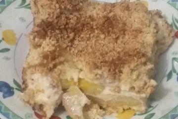 Bolo farofa de banana