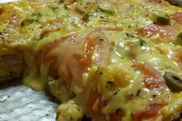 Pizza rápida de liquidificador