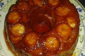 Torta de banana no liquidificador