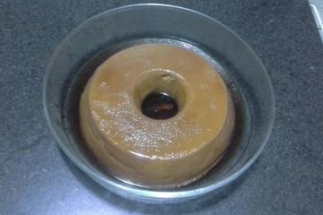 Pudim de aipim com requeijão cremoso