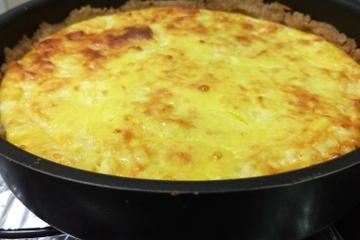 Quiche integral 4 queijos
