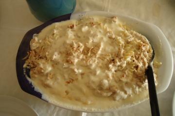 Macarrão alho e óleo com frango
