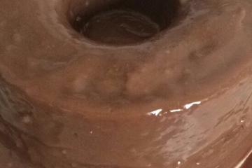 Bolo de chocolate de liqüidificador