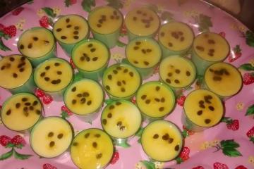 A mousse de maracujá