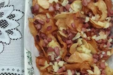 Receita de Batata frita com queijo e bacon, enviada por érica xaia -  TudoGostoso, Receita