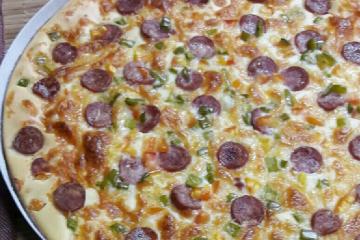 Massa para pizza de liquidificador