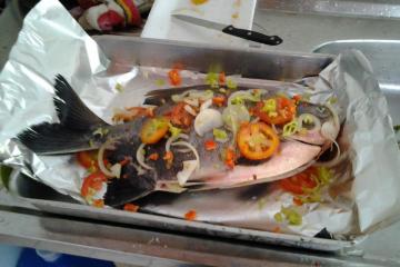 Peixe ao leite de coco