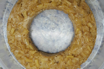 Bolo Integral de abacaxi com coco