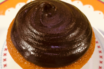 Cupcake de cenoura com Brigadeiro