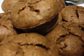 Muffin de banana com aveia