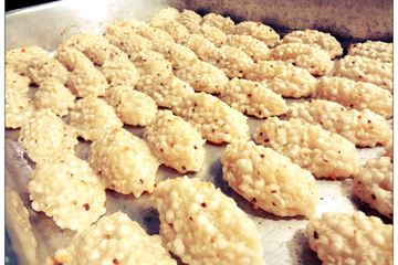 Bolinho de tapioca (sagu de milho)