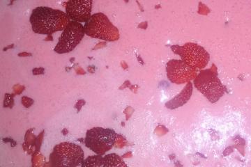 Mousse de morango